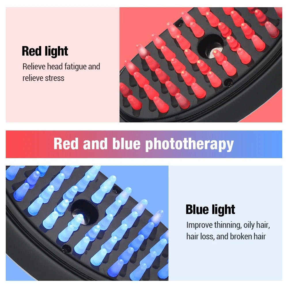 Red/Blue Light Therapy Brush